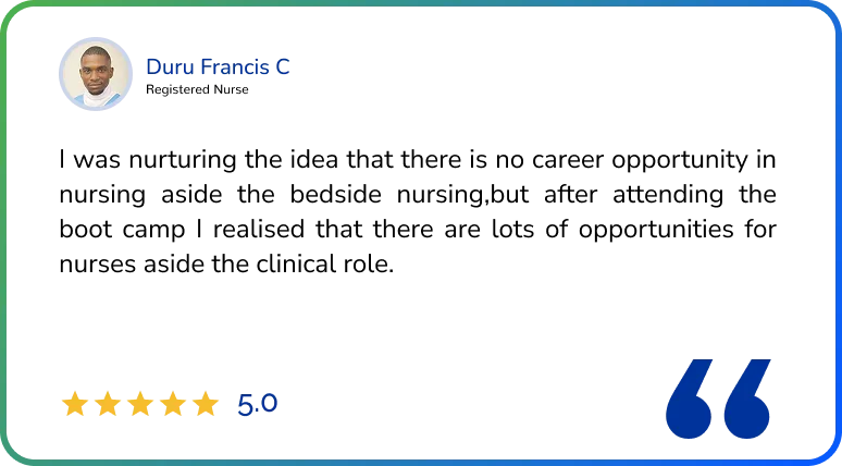 Duru Frances C Testimonial
