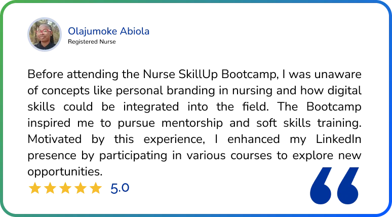 Olajumoke Abiola Testimonial